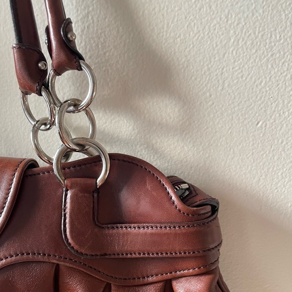 SOLD Deep Chocolate Brown Leather Salvatore Ferragamo Marisa - Picture 9 of 14